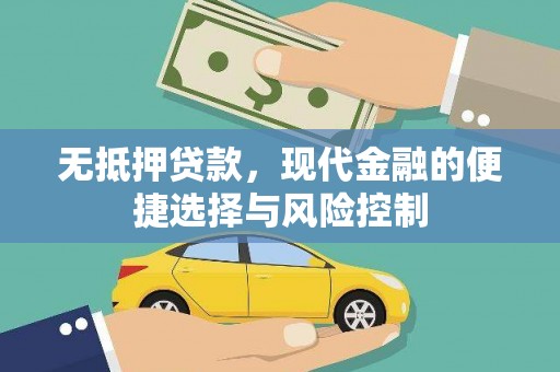 茄萣无抵押贷款，现代金融的便捷选择与风险控制