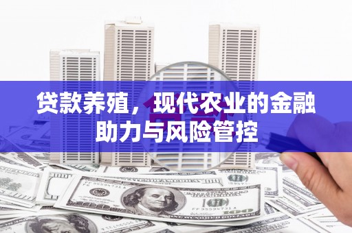 茄萣贷款养殖，现代农业的金融助力与风险管控