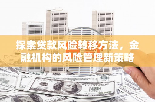 茄萣探索贷款风险转移方法，金融机构的风险管理新策略