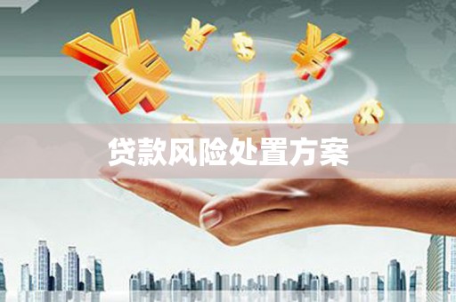 茄萣贷款风险处置方案