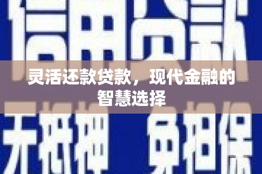 茄萣灵活还款贷款，现代金融的智慧选择