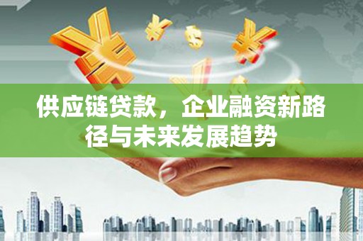 茄萣供应链贷款，企业融资新路径与未来发展趋势