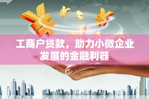 茄萣工商户贷款，助力小微企业发展的金融利器