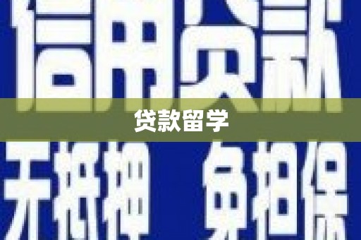 茄萣贷款留学