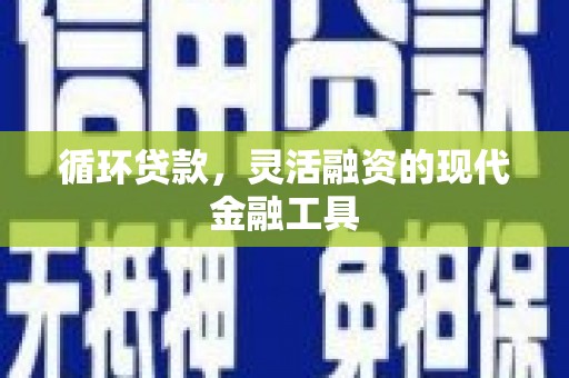 茄萣循环贷款，灵活融资的现代金融工具