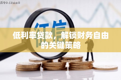 茄萣低利率贷款，解锁财务自由的关键策略