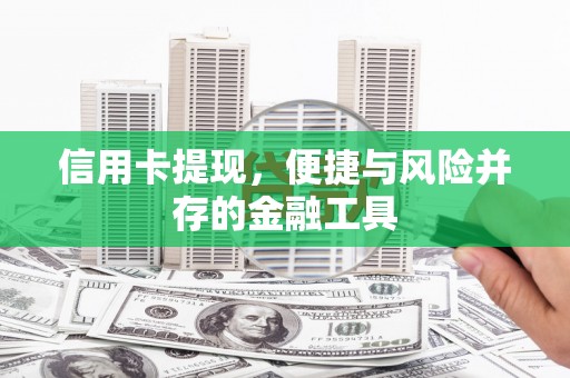 茄萣信用卡提现，便捷与风险并存的金融工具