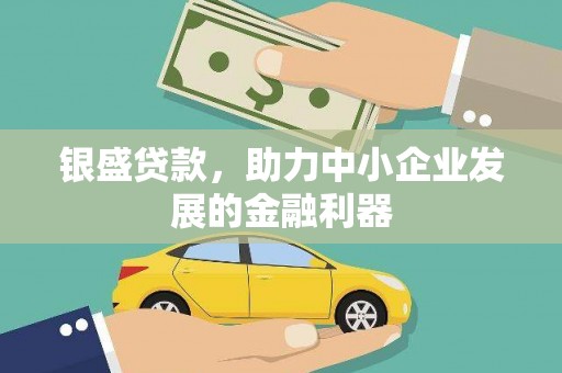 茄萣银盛贷款，助力中小企业发展的金融利器