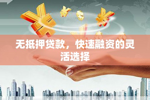 茄萣无抵押贷款，快速融资的灵活选择