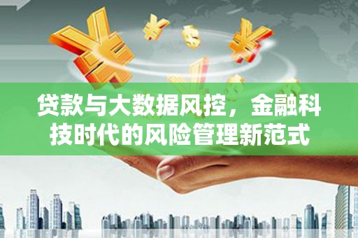 茄萣贷款与大数据风控，金融科技时代的风险管理新范式