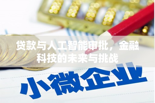 茄萣贷款与人工智能审批，金融科技的未来与挑战