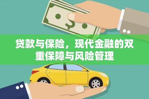 茄萣贷款与保险，现代金融的双重保障与风险管理