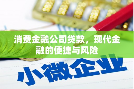 茄萣消费金融公司贷款，现代金融的便捷与风险