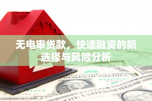 茄萣无电审贷款，快速融资的新选择与风险分析