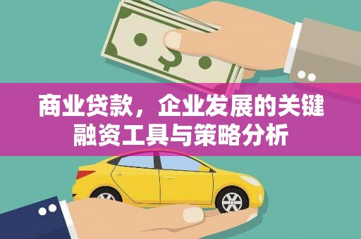 茄萣商业贷款，企业发展的关键融资工具与策略分析