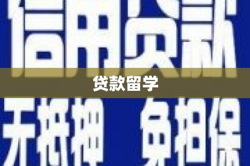 茄萣贷款留学