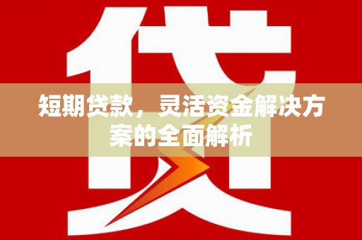 茄萣短期贷款，灵活资金解决方案的全面解析
